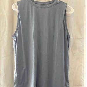 Brunswick Muscle Tank- Blue Charcoal